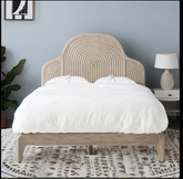 Indian Hand Carved Solid Wood King Size Bed 123